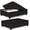 Black, variant on odorsTT Black Large-Capacity Wheeled Under-Bed Storage Box, Foldable Storage Container with Casters, Ideal for Clothes, Bedding, Toys, Saves Space In Bedrooms and Dorm Rooms, Organizes Belongings