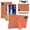 orange, variant on 【RUIXH】for TABWEE T20 / BAIWOYER E10 / MSLSTM E10 10.1-inch tablets case made of silicone waterproof and drop-proof breathable built-in stand pen slot design includes shoulder strap and stylus (Pink)