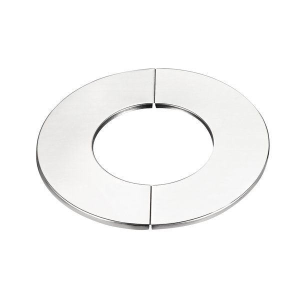 Uxcell Wall Split Flange, 201 Stainless Steel Round Escutcheon Plate