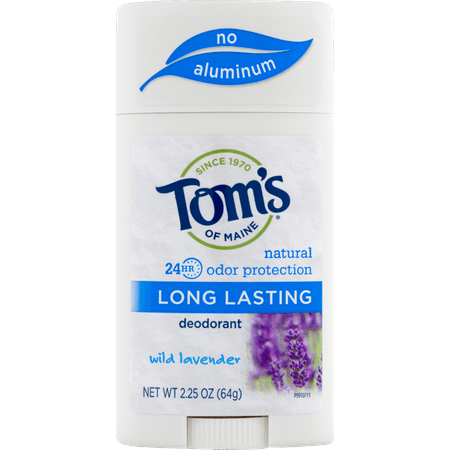 Tom's of Maine Long Lasting Deodorant Wild Lavender, 2.25 (Best Long Lasting Deodorant)