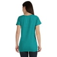 thumbnail image 4 of Inkmeso Inkmeso T-shirt à Encolure Dégagée pour Femmes à Manches Courtes d'Été, T-shirt Basique, 4 of 7