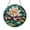 Acrylic 3.5 Inch, variant on Pink Lotus Bloom Stained Glass Circular Window Panel with Lily Pads, Peaceful Botanical Nature Inspired Decor