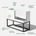 thumbnail image 2 of Veradek Block Series Raised Long Box Plastic Planter - (38 in., White), 2 of 10