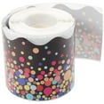 thumbnail image 1 of 1 Roll Wave Dot Bulletin Border Sticker Classroom Blackboard Border DIY Sticker, 1 of 8