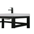 thumbnail image 7 of Elegant Kitchen and Bath 42 inch ADA compliant Single bathroom metal vanity in black, 7 of 7