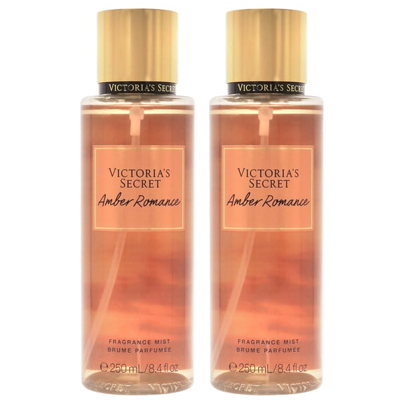 Amber Romance by Victorias Secret for Women - 8.4 oz Fragrance Mist - Pack of 2
