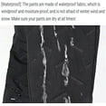 thumbnail image 3 of Fleeceactive - Unisex Fleece-Lined Waterproof Pants, Unisex Fleece Jogging Bottoms, 3 of 6