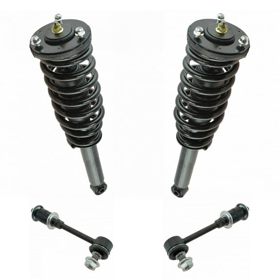 TRQ Front Shock & Spring Assembly with Sway Bar End Links for Kia Sorento SCA67124