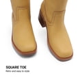 thumbnail image 4 of DREAM PAIRS Women’s Mid Calf Western Boots Square Toe Low Block Heel Pull On Casual Boots, 4 of 8