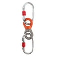 thumbnail image 2 of Accesorio para colgar de 30 kN Seguridad Colgador sin fricción de 360 grados Rotación de ojo a ojo 1 anillo 2 carabiners Zulema  Anillo universal, 2 of 8