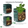 thumbnail image 6 of Gostoto Potato Grow Container Bag,DIY Planter PE Fabrics Planting Vegetable Gardening Thicken Pot,Planting Grow Bag Garden Tool Container, 6 of 8