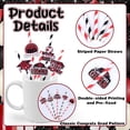 thumbnail image 2 of Graduation Paper Straw Crimson, 50pcs 2024 Graduation Party Striped Decorative Straws, Congrats Grad You Did It Graduation Themed Straws Graduation Cap Diploma Drinking Straws, 2 of 6