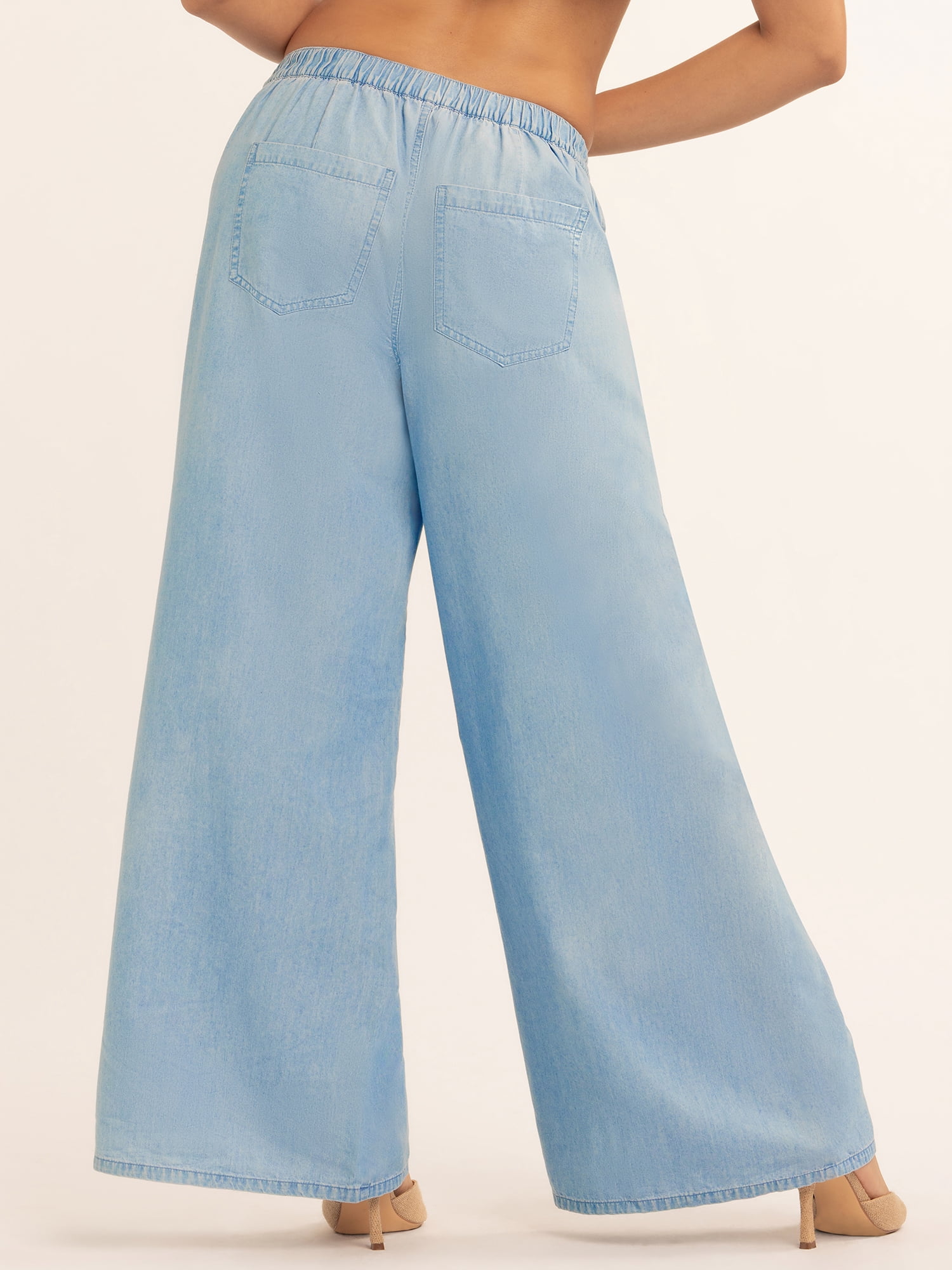 Jessica Simpson Women's Nara Pull On Wide Leg Pant, Sizes XS-XL
