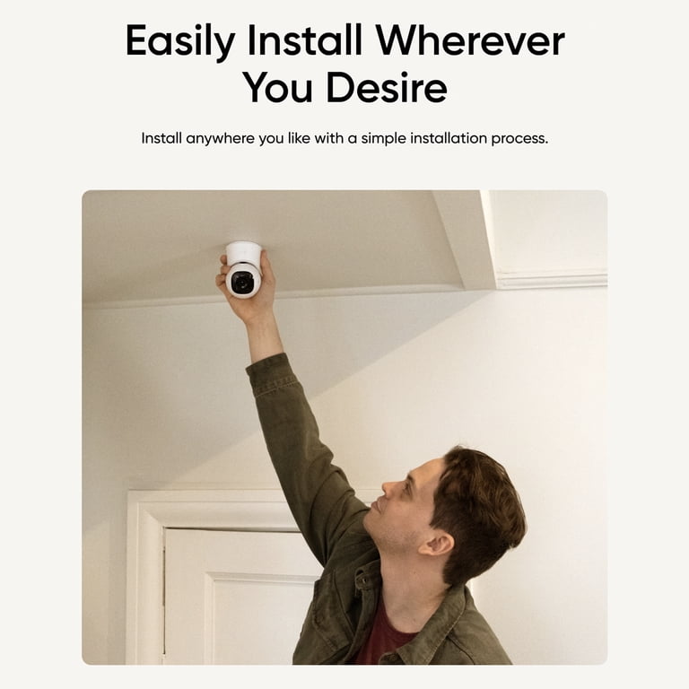 eufy Solo Indoor-Cam C220 Wired 2K Surveillance Camera, 24/7