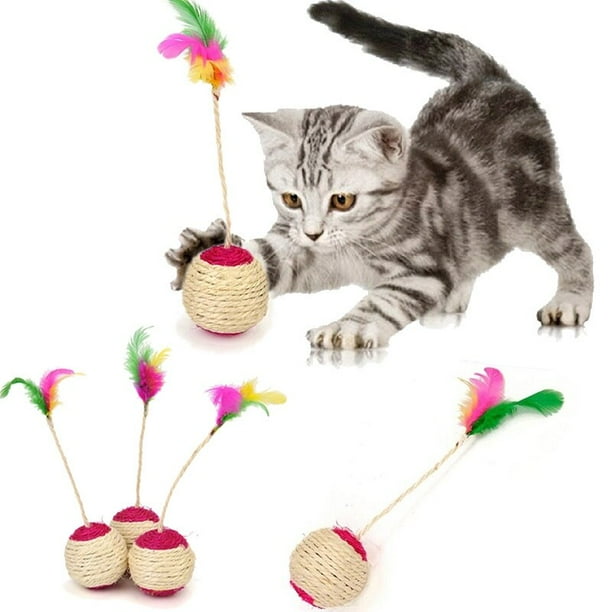 Palo de juguete para gatos de dibujos animados, varilla de plumas, ratón de juguete con Mini campana, atrapasueños, juguete interactivo para gatos, gatito, игрушки для кошек Tan Jianjun unisex