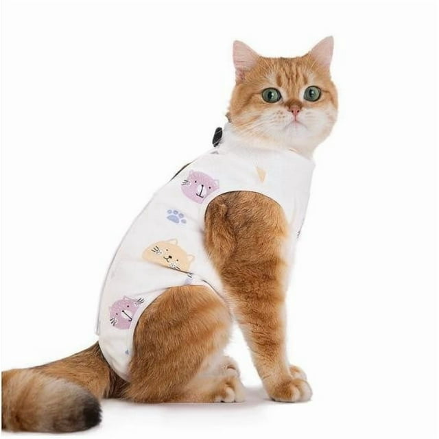 Hearth & Gear Collier de Récupération Post-Chat Alternative pour le Toilettage et le Confort pour Soins Post-Partum Vêtements de Protection Doux pour Chats Cintres pour Petits Chiens Vêtements pour Petits Chiens Vêtements pour Animaux de Compagnie Mâles
