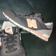 thumbnail image 4 of New Balance Men's 515 Black/Orange/Grey/White Running Sneakers Size 5, 4 of 6