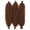 Brown, variant on ERDOUY 6 Packs 24" Voluminous Springy Afro Twist Crochet Braids, Twisted-Up Design for Lightweight & Bouncy Styling,Natural Black