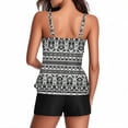 thumbnail image 4 of Karight Tankini Swimsuit with Shorts - Womens Two Piece with Pockets Tummy Control Bathing Suit Modest Swimwear, 4 of 6
