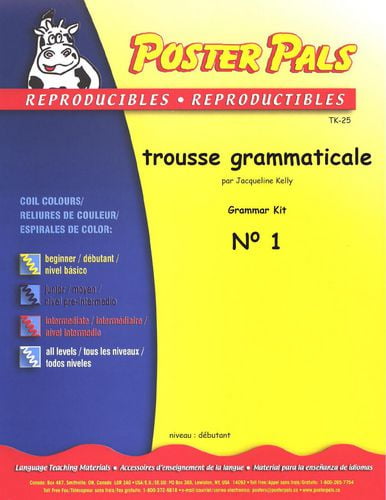 Activités reproductibles en français pour la classe de FLS sur trousse grammaticale sur No1