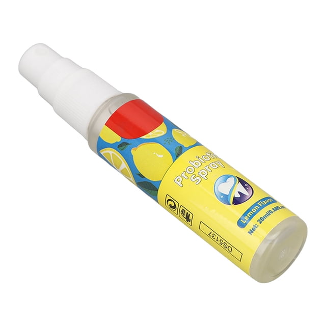 Spray Bucal Con A Limón, Extracto De Planta Limpiadora, Portátil, Estimula La Secreción Salival, Spray Bucal De Limón Para El Mal Aliento