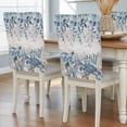 6 Pack Ocean Turtle Chair Back Covers Retro Sea Stars Shells Blue Leaf ...