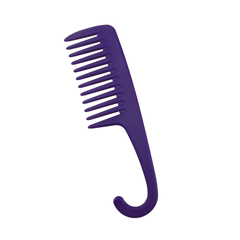 Large Wide Tooth Combs with Curved Hook Brushes Detangling Big Teeth Hairdressing Comb Salon