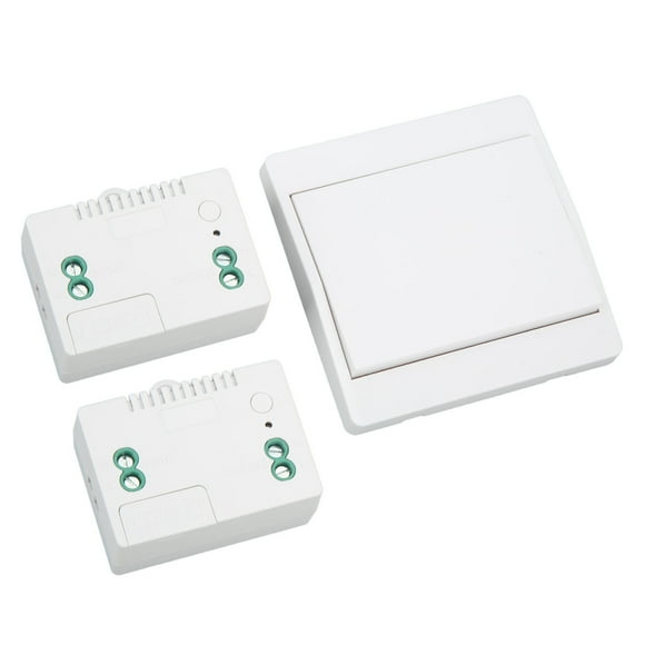 Light Switch Waterproof Self Powered Remote Controller Wall Mounted Light Fixture Switch Receiver Kit Smart Home For House Office Apartmart