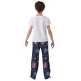 thumbnail image 5 of FORMRS Kids Pajama Pants with Pockets Size 13-14Y Boys Lounge Sleep Bottoms, Red and Blue Fireworks Pattern, 5 of 8