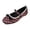 Wine, variant on White Chic Ladies Casual Flat Loafers With Polka Dot Design Bow Accent Slip On Summer 2026