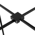 thumbnail image 4 of Ara 39 Inch Round 3 Tier Shelf, Metal, Mirrored Glass Shelves, Black, Gold- Saltoro Sherpi, 4 of 5
