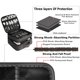 thumbnail image 4 of Funda organizadora de cables MATEIN con divisor ajustable gris, 4 of 9
