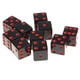 thumbnail image 1 of 10 Unids/set Dados De Plástico D6 Dados Punteados De 6 Lados Para D & D RPG Toy Red Pips Sunnimix Juego de dados de juego de mesa, 1 of 8