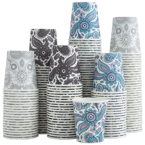 [Vasos de papel] Clawsoff desechables de 90 ml para enjuague bucal, paquete de 300
