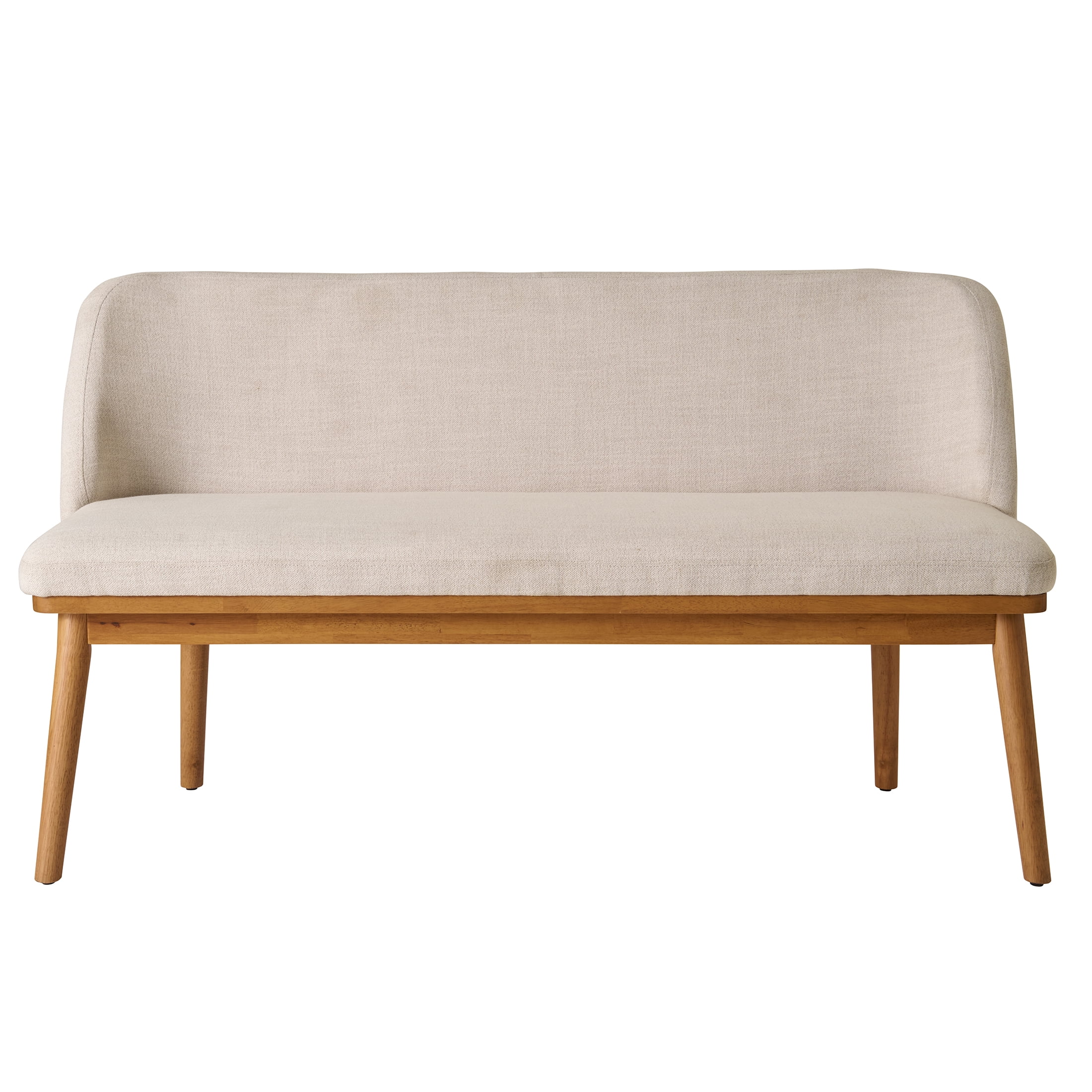Better Homes & Gardens Springwood Dining Bench, Light Honey