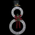 thumbnail image 7 of Northlight 48" LED Lighted Wreath Snowman Outdoor Christmas Decoration, 7 of 7