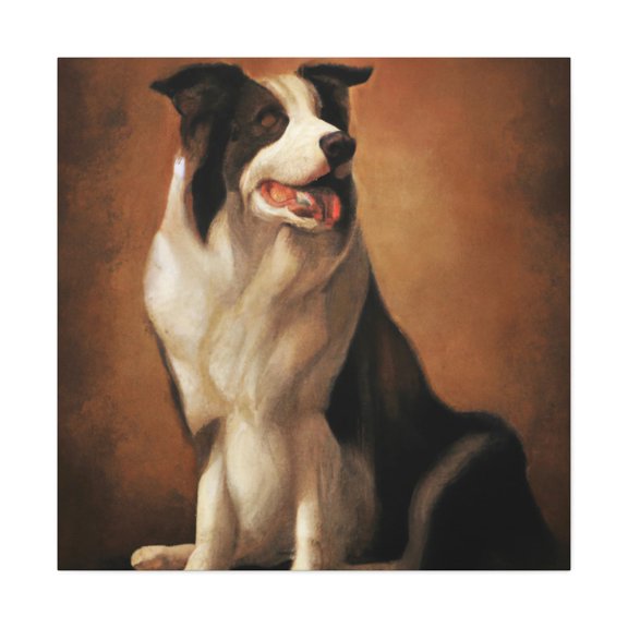 Border Collie Majesty - Canvas