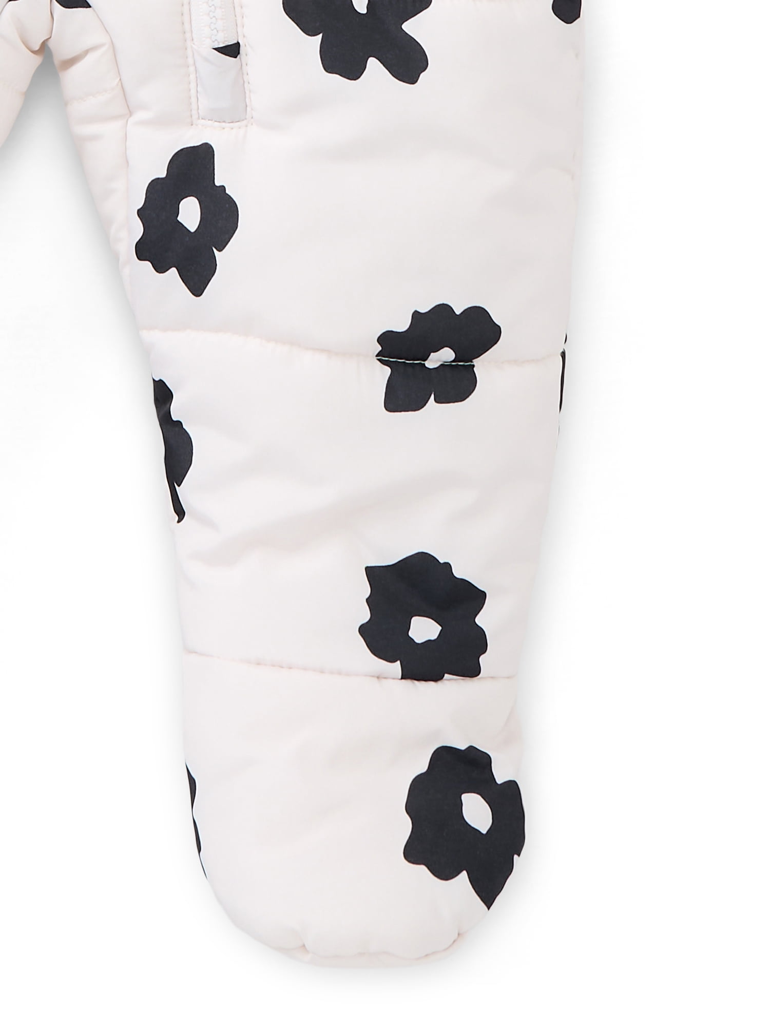 Jessica Simpson Baby Girls Floral Snowsuit with Teddy Bear Ears, Sizes 0M-12M