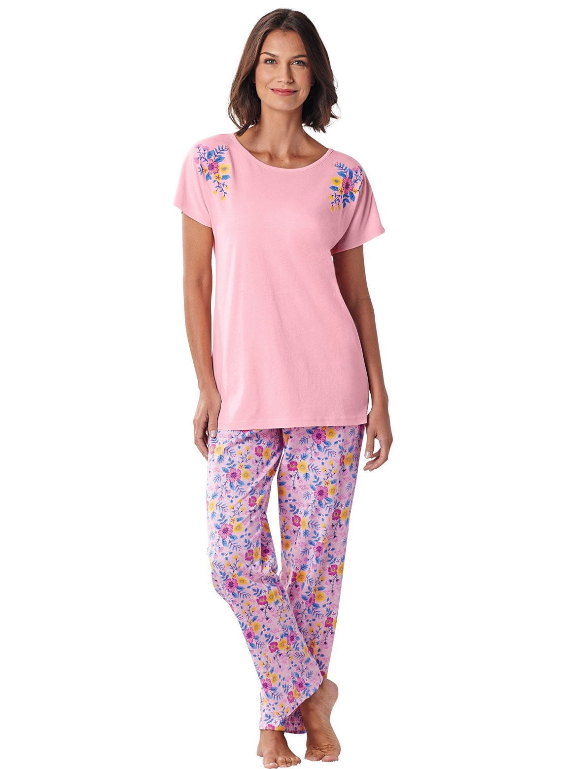 Floral PJ Set by Cozee Corner - Walmart.com