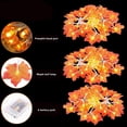 thumbnail image 6 of 20Ft Thanksgiving Decoration Pumpkin Maple Leaf Garland String Lights Halloween Fall Decoration Seasonal Light Indoor Outdoor Decor Gift, 40 LED, 6 of 7