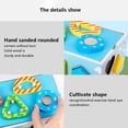 thumbnail image 4 of Niños Pequeños Educación Temprana Forma Geométrica Juguetes A Juego Forma De Remolque Poroso De Madera Yuarrent FN003464-01, 4 of 6