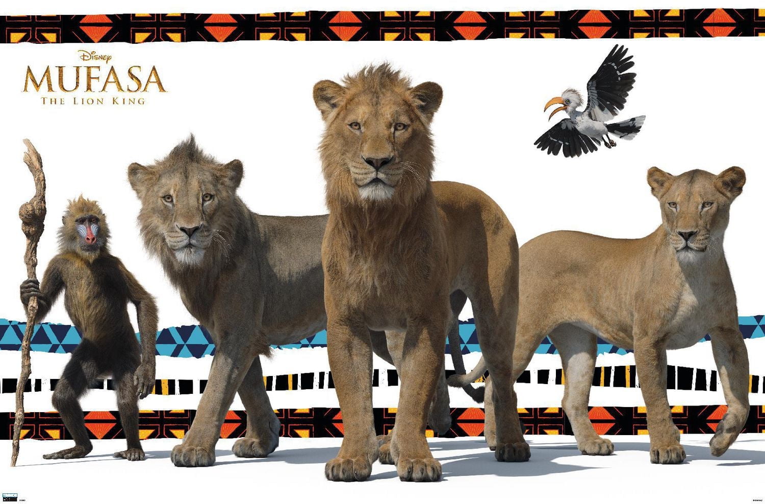 Disney Mufasa: The Lion King - Group Wall Poster