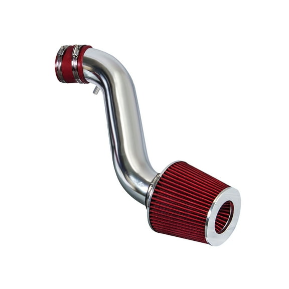 Rtunes Racing Short Ram Air Intake Airflow Inductions Kit   Filter Combo For 05-09 300 Touring/Limited / 05-09 Magnum/Charger 3.5L V6 (Red)