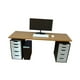 thumbnail image 5 of Conjunto de muebles de oficina en miniatura 1/12, modelo de ordenador de escritorio, accesorios fotográficos, adorno, decoración robusta para casa de, 5 of 9
