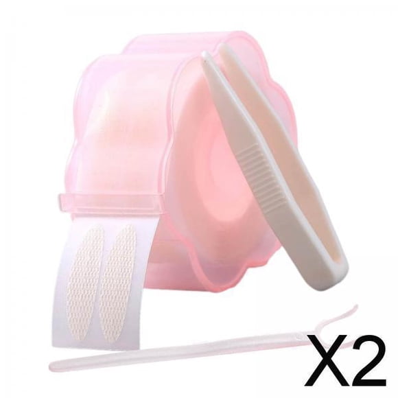 2x360x Cintas Para Párpados Maquillaje Tiras De Elevación De Ojos Instantáneas De Larga Duración Anchas 2 piezas