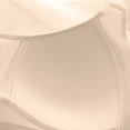 thumbnail image 5 of Women Bras Thin Sagging Gathering Bra With Double Breasts Plus Size Seamless Sports Bra Wireless Bras for Women Beige 2XL, 5 of 7