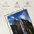 thumbnail image 6 of Elephant Stock Towering Angel Falls Wall Art - Vertical Canvas Wall Art - Living Room Wall Decor - Nature Canvas - Brown And Green Decor - 20" x 30", 6 of 8