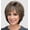 Brown mixed blonde, variant on Short Blonde Wigs for Women Pixie Cut Wigs with Bangs Straight Layered Short Hair Wigs Natural Looking Synthetic Light Blond Wig