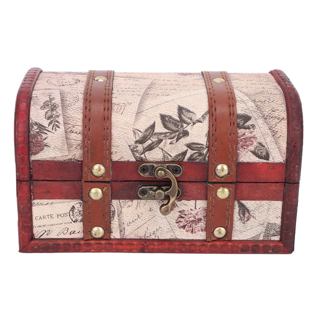 Cosmetic Jewelry Storage Box Household Retro European Style Retro Decorative Storage Case Antique Treasure Box