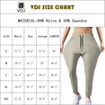 thumbnail image 3 of VDJ Womens Hiking Pants Lightweight Breathable Quick Dry Joggers Elastic Waist Athletic Running pants with Size Pockets Size XL, 3 of 10